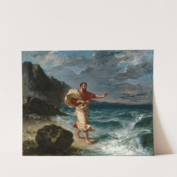 Demosthenes on the Seashore (1859) by Eugène Delacroix