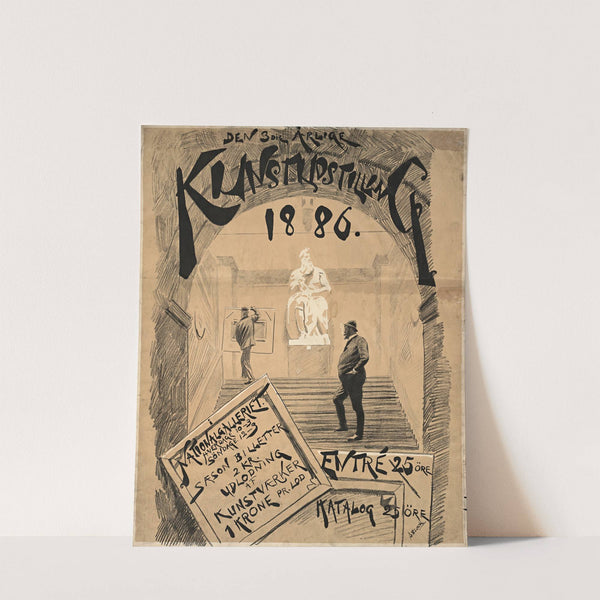 Den 3die Årlige Kunstudstilling 1886 (1886) by Andreas Bloch