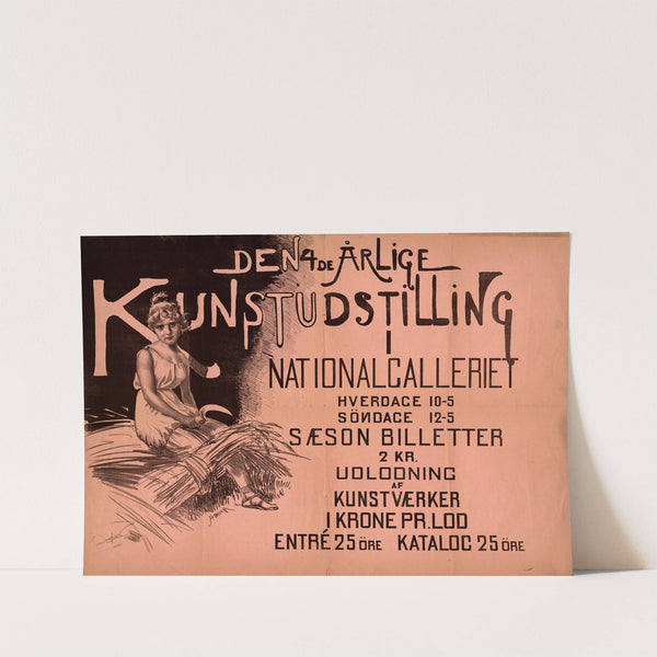 Den 4de Årlige Kunstudstilling i Nationalgalleriet (1887) by Andreas Bloch