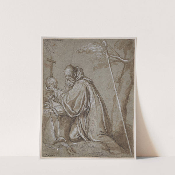 Den bodfærdige Skt Bernhard by Giovanni Battista Fontana