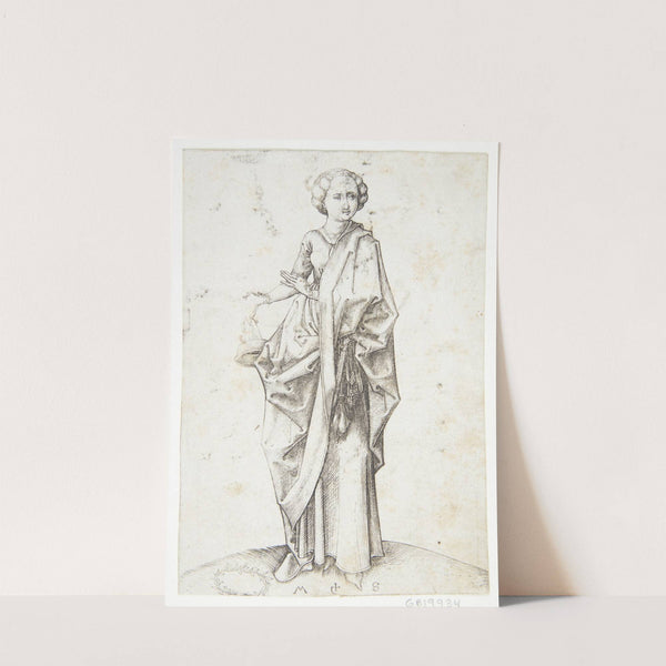 Den fjerde uforstandige jomfru by Martin Schongauer