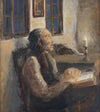 Den gamle mand ved spedelyset
