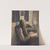Den gamle mand ved spedelyset by Hans Andersen Brendekilde