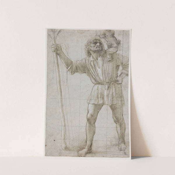 Den hellige Christophorus by Donato Bramante