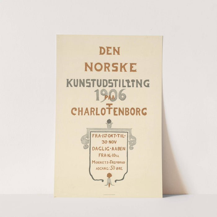 Den Norske Kunstudstilling 1906 Charlottenborg (1906) by Thorvald Bindesböll