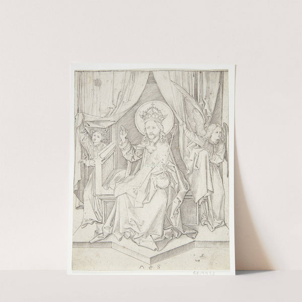 Den tronende Kristus by Martin Schongauer