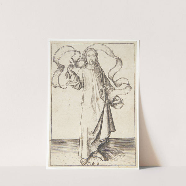 Den velsignende Kristus by Martin Schongauer