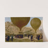 Départ de Léon Gambetta pour Tours sur le ballon l&#039;Armand-Barbès, le 7 octobre 1870, à Montmartre by Jules Didier