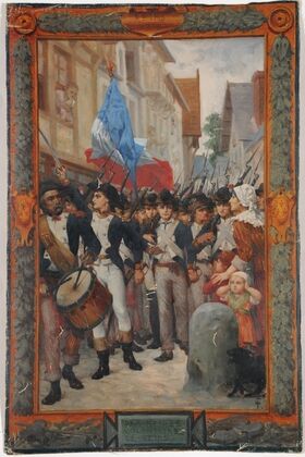 Départ des volontaires de Reims