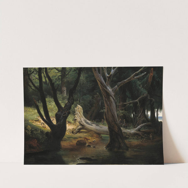 Departure for the Hunt in the Pontine Marshes by Horace Vernet