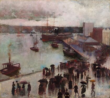 Departure of the Orient,Circular Quay — size preview