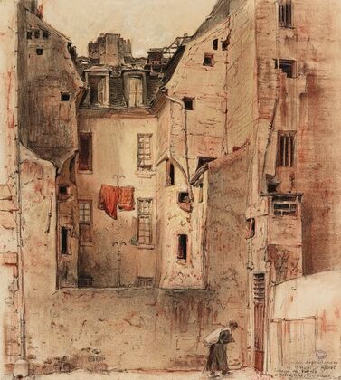 Dépendances de l’Hôtel d’Albret, impasse des Bœufs (1915-1945)
