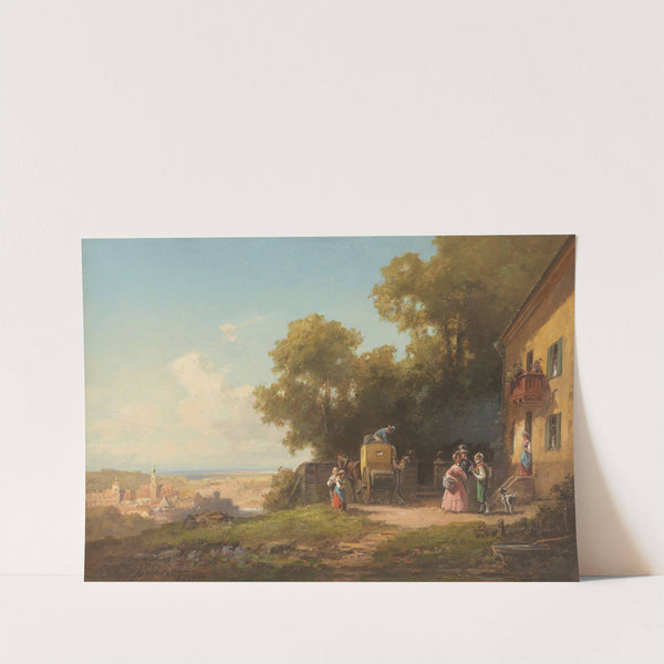 Der Abschied des Besuchs by Willy Moralt