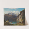 Der Alpsee bei Hohenschwangau (1872) by Carl Millner