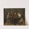 Der Architekt Friedrich Eisenlohr im Kreise seiner Freunde by Friedrich Mosbrugger