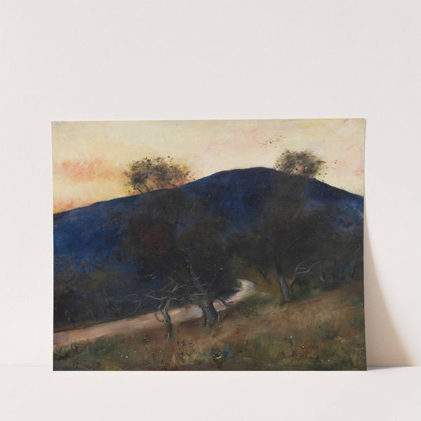 Der blaue Berg (Ca. 1900-10) by Lesser Ury