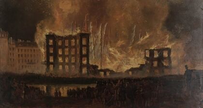 Der Brand des Treumanntheaters am 9. Juni 1863