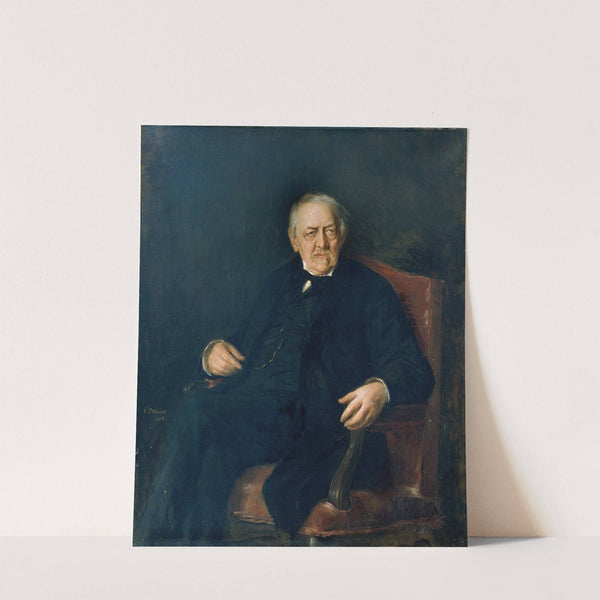Der Dichter Eduard von Bauernfeld (1888) by Vilma Parlaghi-Brachfeld