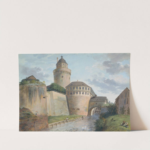 Der ehemalige Schneidwall (Festungswerk) by Anton Radl
