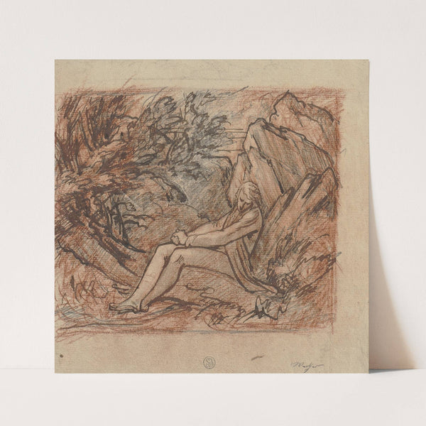 Der einsame Werther in der Natur by Bernhard von Neher the younger