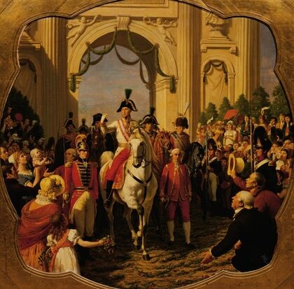 Der Einzug des Kaisers Franz I. (II.) von Österreich in Wien 1814 (1869)