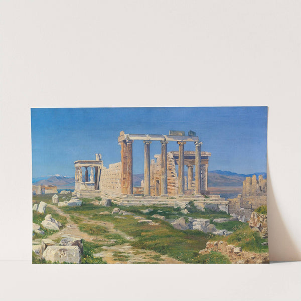 Der Erechtheion-Tempel auf der Akropolis by Thorald Læssøe