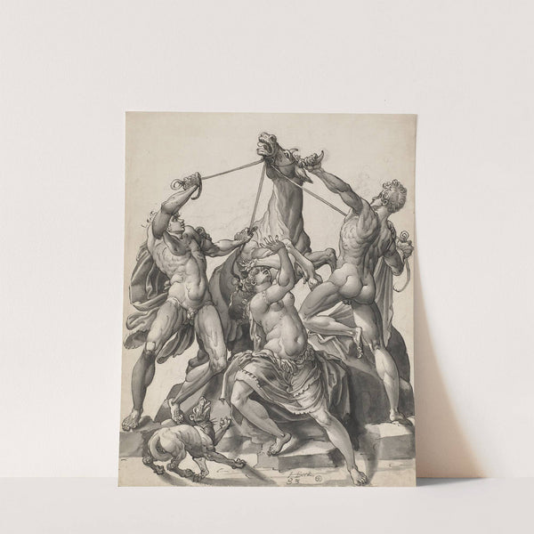 The Farnese Bull by Hans Bock the Elder