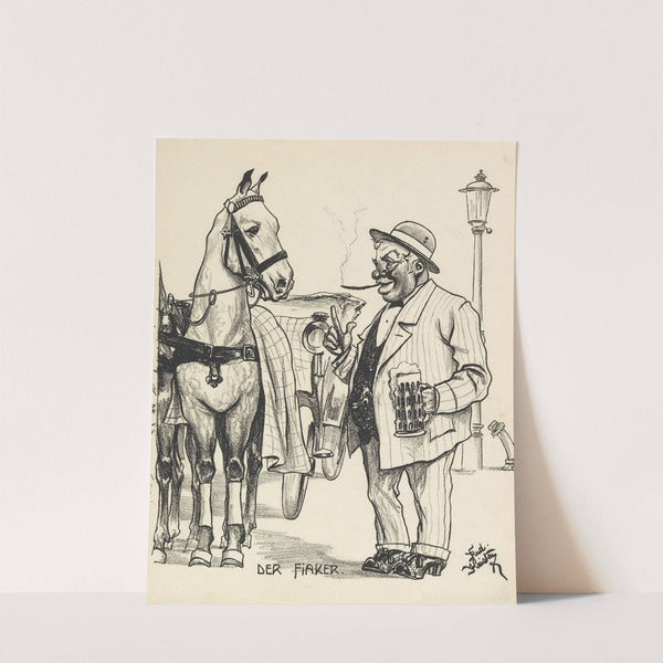 Der Fiaker (1921) by Rudolf Kristen