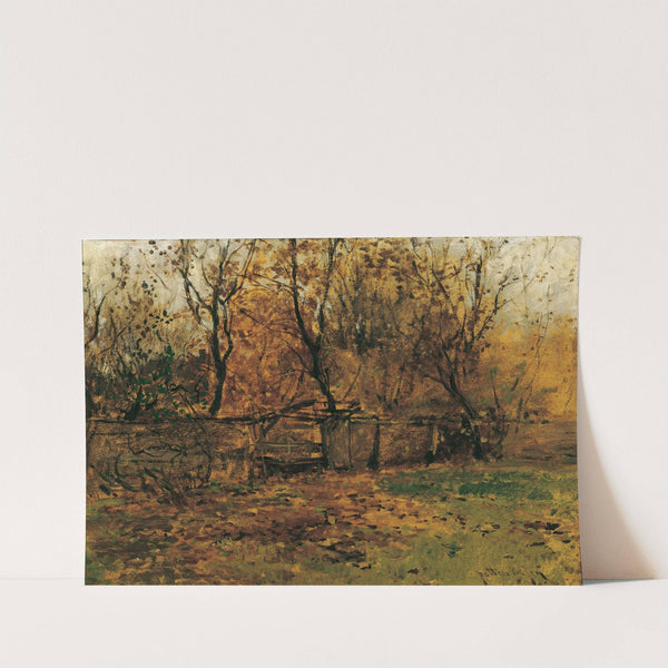 Der Garten des Malers Franz von Lenbach in München (1883) by August von Pettenkofen