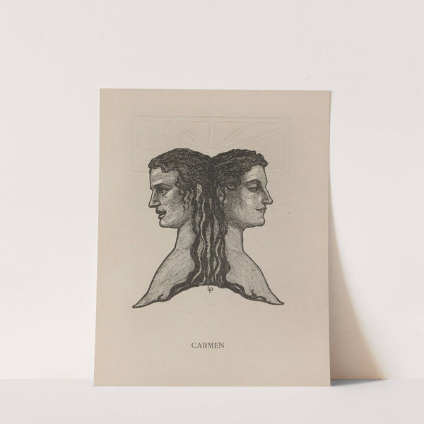 Der Gelbe kater Pl.10 (1902) by Leo Prochownik