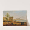 Der Golf von Neapel mit Szenen aus dem Volksleben (1815) by Joseph Rebell