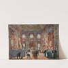 Der große Marmorsaal des Unteren Belvederes mit den Skulpturen der Antikensammlung by Carl Goebel the younger