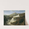 Der große Wasserfall von Tivoli bei Rom by Jakob Philipp Hackert
