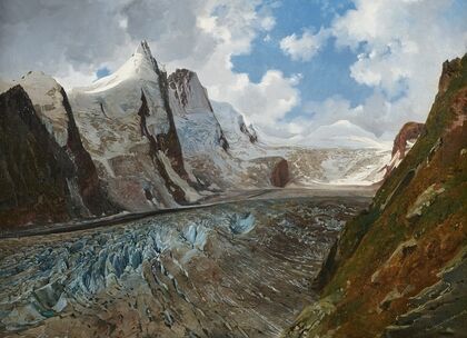 Der Großglockner mit der Pasterze