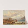 Der Haider See (Südtirol, Lago di San Valentino alla Muta) by Emil Barbarini