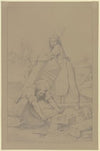 Der Heilige Joseph und Jesus als Zimmerleute