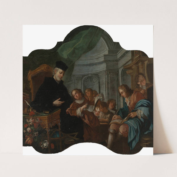 Der Heilige Joseph von Calasanza, Kinder unterrichtend by Heinrich Lihl