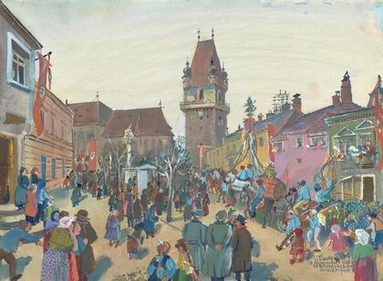Der Hüter-Einzug in Perchtoldsdorf am 12. November 1939 (1939)