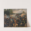 Der Kampf an der Taborbrücke in der Leopoldstadt am 6. Oktober 1848 by Bonaventura Emler