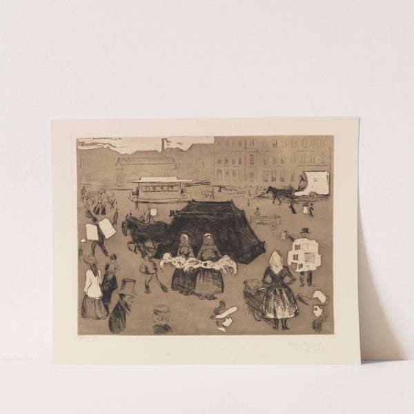 Der Leichenwagen. Potsdamer Platz (1902) by Edvard Munch