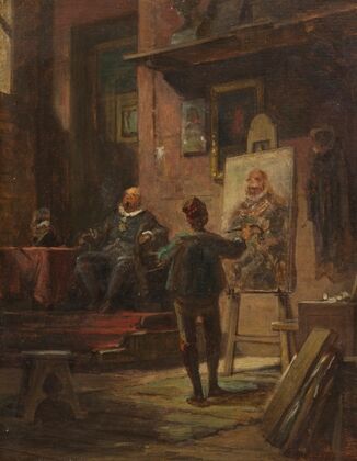 Der Maler im Atelier (1860)