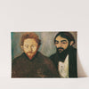 Der Maler Paul Herrmann und der Arzt Paul Contard (1897) by Edvard Munch