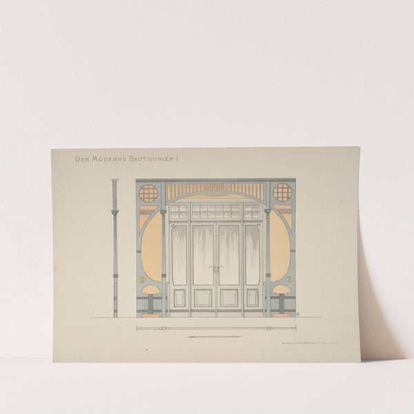 Der moderne Bautischler Pl.03 (1904) by Emmerich Fellinger