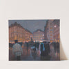 Der Neue Markt am Abend by Ferdinand Kruis