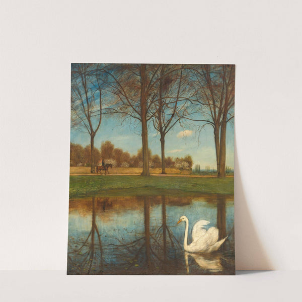 Der Schwan by Hans Thoma