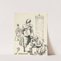 Der Stiefelputzer (1921) by Rudolf Kristen