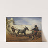 Der störrische Esel (1856) by Anton Romako