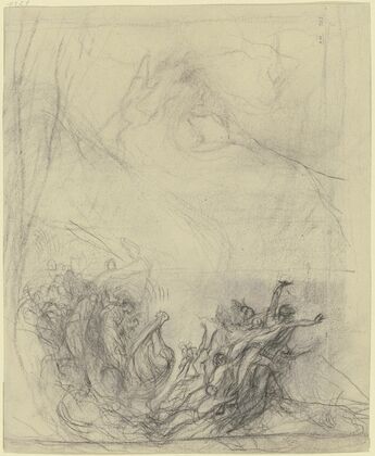 Der Streit zwischen Oberon und Titania, mit Gefolge