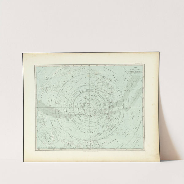 Der Südliche Stern.Himmel and Der Nördliche Stern.Himmel (1872) by Adolf Stieler