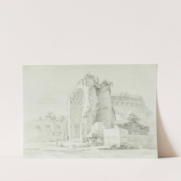 Der Tempel der Venus in Rom (1836) by Georg Heinrich Busse